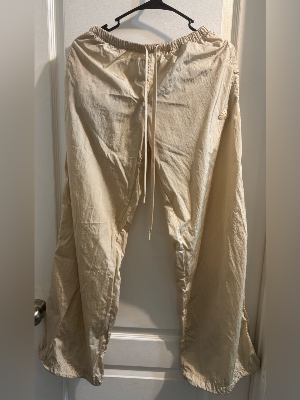 adidas Beige Drawstring Jogger Pants